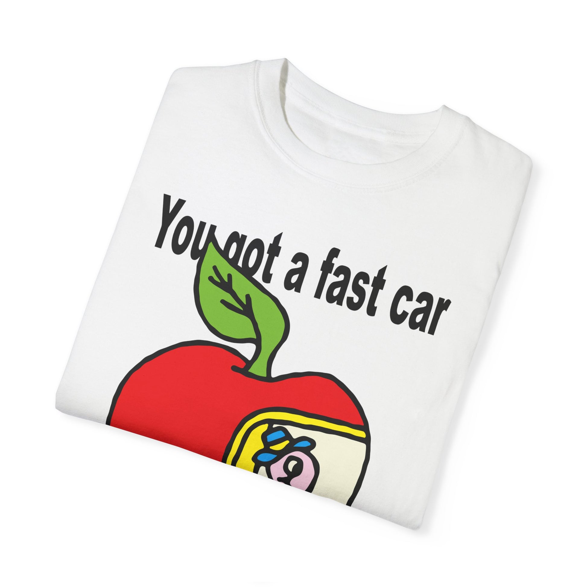 FAST CAR - T-Shirt shipping Cotton • Crew neck DTG Men’s Clothing Oversized