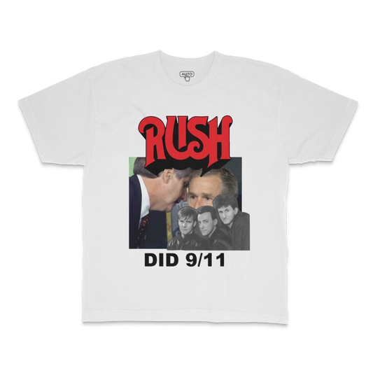 RUSH DID 9/11 - T-Shirt Fast shipping Cotton • Crew neck DTG Men’s Clothing Oversized